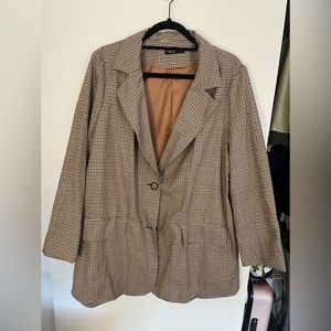Plaid Blazer